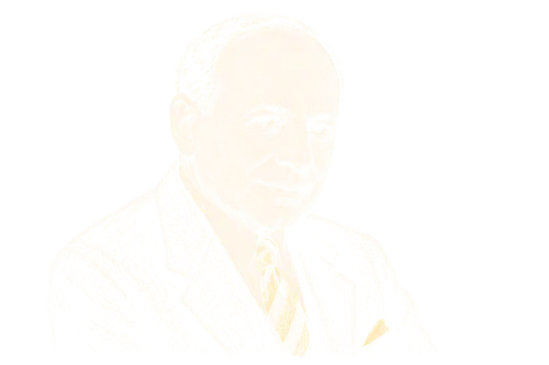 Retrato a tiza de Benjamin Graham