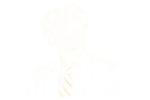 Retrato a tiza de Peter Lynch